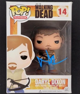Norman Reedus signed Daryl Dixon Funko Pop! 14 Walking Dead auto (A) Beckett BAS - Picture 1 of 6