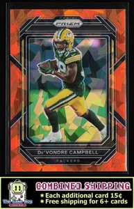2022 Panini Prizm Orange Ice #108 De'Vondre Campbell Green Bay Packers - Bild 1 von 2