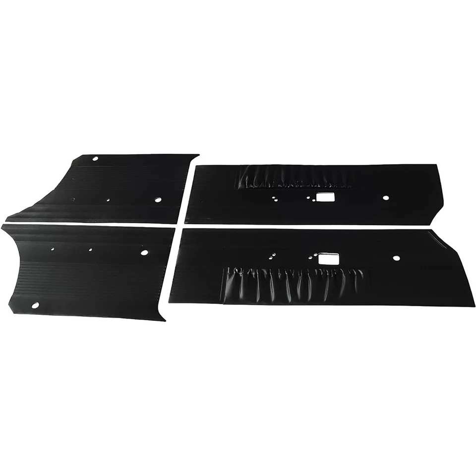 Dodge Charger R/T 1968; juego de paneles de puerta delantera y trasera; negro Foto 1 de 1