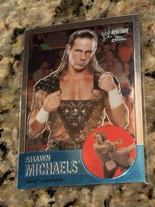 SHAWN MICHAELS TOPPS 2007 CHROME HERITAGE WWE WWF CARD # 26 - Picture 1 of 2