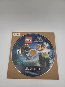 LEGO Jurassic World (Sony PlayStation 3, PS3) solo disco NO TRACCIAMENTO USPS - Foto 1 di 1