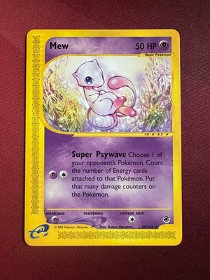 MEW 55/165 Expedition Base Set E-SERIES NON-HOLO rare Pokemon TCG card NM+ - Image 1 of 3