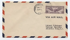 Cubierta de correo aéreo Philadelphia PA c1930 [G.968 - Imagen 1 de 3