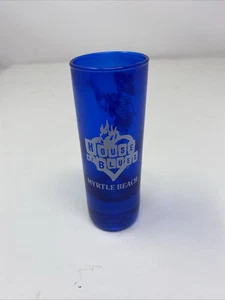 Squelette en verre HTF Cobalt House Of Blues Myrtle Beach Shot - Photo 1/2