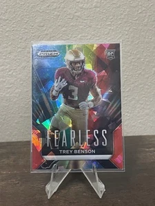 Selecciones del draft de Panini Prizm 2024 - Fearless Red Ice #F-TB Trey Benson - Imagen 1 de 2