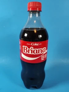 2025 Share A Coke With Briana Unopened 20oz Bottle Personalized Gift HTF - Bild 1 von 2