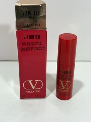 Valentino V-Lighter Face Base Primer & Highlighter MINI Rosa .16oz, 5ml NIB - Image 1 of 4