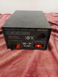 Vintage Sonic Regulated Power Supply ES5 P. S. U 5-7 amp - Zdjęcie 1 z 10