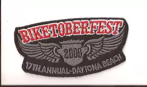 Patch settimana bici 2009 Daytona Biketoberfest NOS evento moto ali argento - Foto 1 di 2