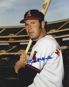 Autographed KEN MCMULLEN CALIFORNIA ANGELS 8x10 Photo - COA - Picture 1 of 1