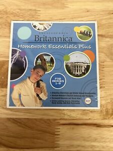 Encyclopedia Britannica Homework Essentials Plus PC Grades 1-9 New Sealed