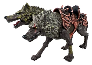 Chap mei True Legends 2 Two Headed Orthrus Brown Wolf with Saddle MOTU (M) - Bild 1 von 7