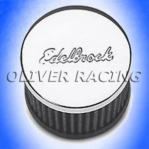 ENTLÜFTER STECKBAR EDELBROCK auschwaschbar verchromt für Ventildeckel - Picture 1 of 2