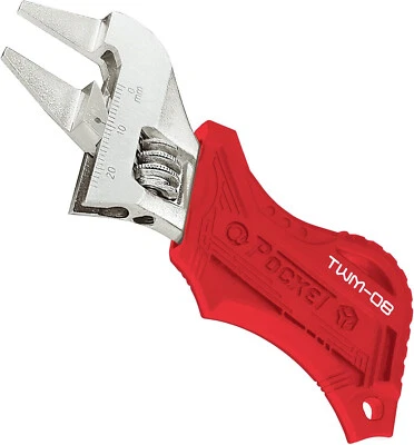 Engineer JAPAN Pro THIN JAW SHORT ADJUSTABLE WRENCH (OPEN 24mm) TWM-08 - Image 1 of 4