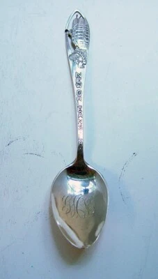 复古纯银纪念品勺子 - 路易斯安那州新奥尔良 — 第 1/4 张图片