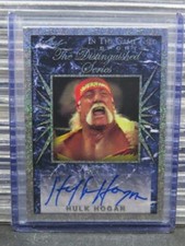 2022 Leaf In The Game Used Sports Hulk Hogan Distinguished Series Blue Auto #5/8