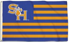 Sam Houston State Bearkats 3' x 5' Flag (Stripes With Logo) NCAA Licensed