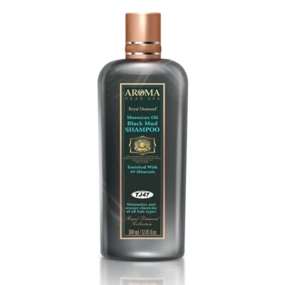 Aroma Dead Sea Argan Oil Black Mud Shampoo 380 ml TJ47 - Image 1 of 4