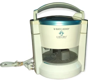 White Black & Decker Lids Off Automatic Electric Jar Lid Opener Model JW200 - Picture 1 of 5