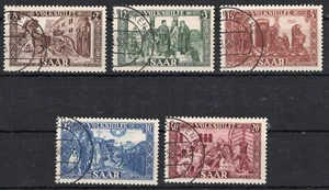 Saar 299-303 Volkshilfe Lutwinus gestempelt signiert einwandfrei - Bild 1 von 4