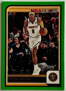 Aros de la NBA 2023-24 Panini - PEYTON WATSON (DENVER NUGGETS) verde neón #91 - Imagen 1 de 2