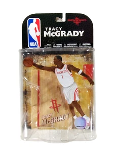 McFarlane Sports Tracy McGrady Houston Rockets NBA White Jersey Variant New - Picture 1 of 8