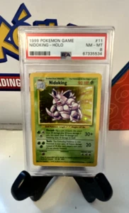 Mint PSA 8 HOLO Nidoking Base Set Unlimined 11/102  - Bild 1 von 3