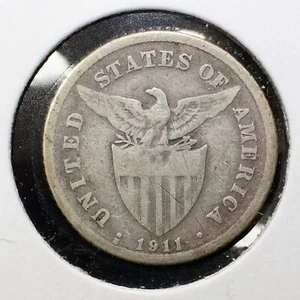1911 S Philippines 20 Centavos (L0781) - Picture 1 of 2