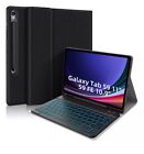 Backlit Keyboard Case - Samsung Galaxy Tab S9 11"/ Tab S9 Fe 10.9", Dark Green