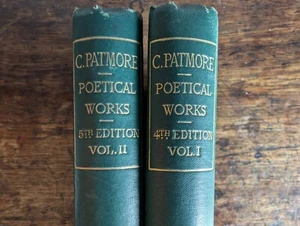 Coventry Patmore - Poetical Works - Very Nice 2 vol set 1890 - Same Day Post - Bild 1 von 8