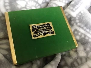 Baraja de cartas gemelas Duratone Pinochle de colección recubierta de plástico, usada. (C) - Imagen 1 de 2