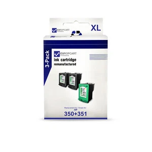 3x Europcart Patrone 2+1 Alternative für HP 350XL 351XL 350 XL 351 XL 350 351 XL - Bild 1 von 3