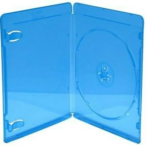 2 x Single Viva Elite Slim 6mm Holding 1 Disc Empty Replacement Blu-ray Case New - Picture 1 of 24