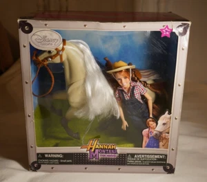 Disney Store Hannah Montana The Movie Miley Doll & Blue Jeans Horse Set Complete - Picture 1 of 24