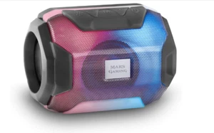 Mars Gaming MSBAX, Altavoz Bluetooth RGB, Compacto,10W, USB/MicroSD/Radio, Negro - Foto 1 di 3