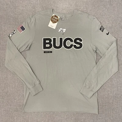 Camisa Nike Salute To Service Tampa Bay Bucs Para Hombres Manga Larga Mediana Nueva con Etiquetas Foto 1 de 4