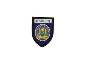 Ecusson brode thermocollant imprime blason patch drapeau tachkent ouzbekistan - Picture 1 of 1