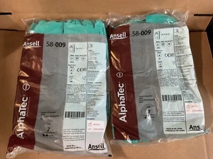 24 Paar Ansell AlphaTec 58009 chemikalienbeständige Handschuhe 58-009, Größe 7 - Bild 1 von 2