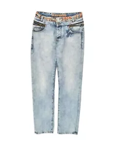 DESIGUAL Womens Slim Jeans W32 L33 Blue Cotton BL34 - Picture 1 of 4