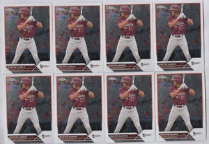 (8) Dustin Harris 2023 TOPPS PRO DEBUT CHROME ROOKIE LOT #PDC-194 ROUGHRIDERS - Picture 1 of 1