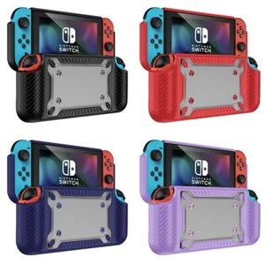For Nintendo Switch OLED Case Shockproof Dockable Rugged Cover with Card Box - Picture 1 of 17