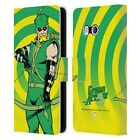 Justice League Dc Comics Green Arrow Comic Art Leather Book Case Htc Phones 1
