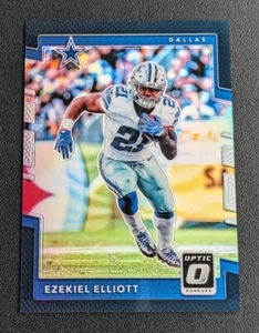 2017 Panini Donruss Optik Hesekiel Elliott #49 schwarz Preis/25 Dallas Cowboys - Bild 1 von 2