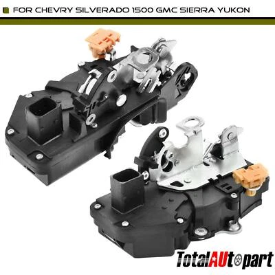 2x Actuador de bloqueo de puerta para Chevy Silverado 1500 GMC Sierra Yukon Tahoe frontal Foto 1 de 4