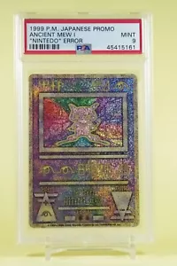 ANCIENT MEW Japanese PSA 9 MINT POKEMON PROMO "Nintedo" ERROR 1999 - Picture 1 of 1