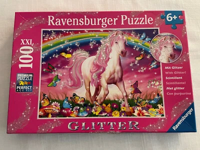 Ravensburger Horse Dreams 100 Piece Glitter Jigsaw Puzzle NEW IN OPEN BOX - Image 1 of 4