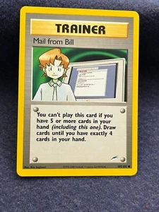 2000 Pokémon Mail from Bill Neo Destiny Set Unlimited 105/105 WOTC - Picture 1 of 2