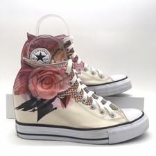 converse floral shoes