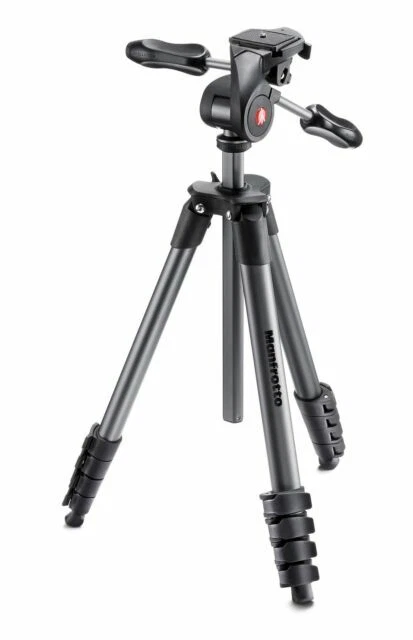 Manfrotto MKCOMPACTADV-BK Compact Advanced 65" Tripod Black- Read First
