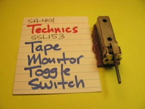 📈TECHNICS SSL153 KIPPSCHALTER TAPE MONITOR SA-401 STEREO RECEIVER - Bild 1 von 4